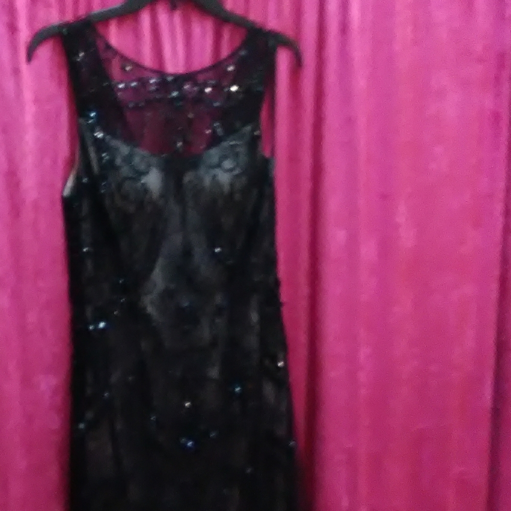 Beautiful black formal dress by Mac duggal